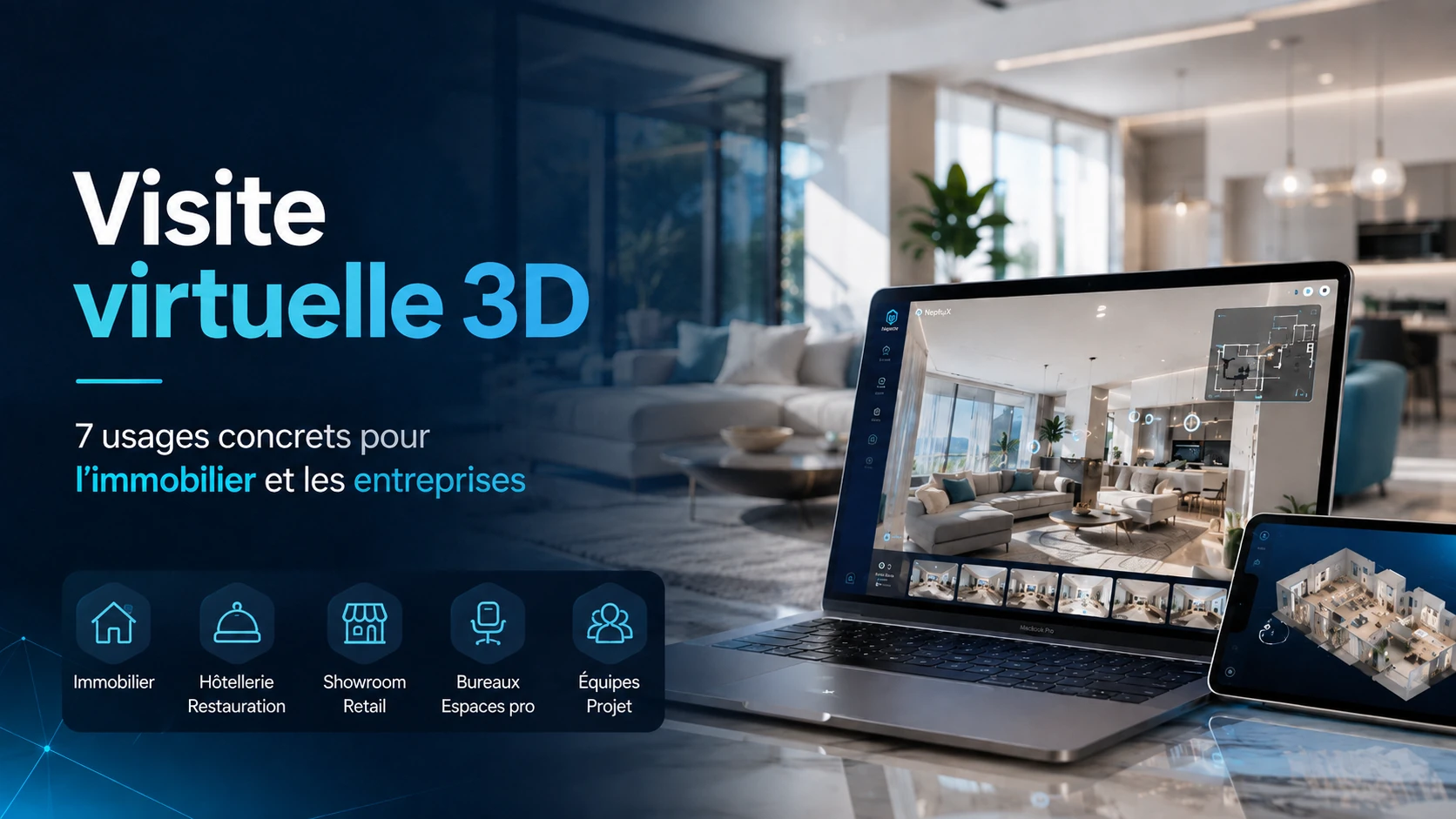 Visite virtuelle 3D : 7 usages concrets pour l’immobilier, le commerce et les entreprises