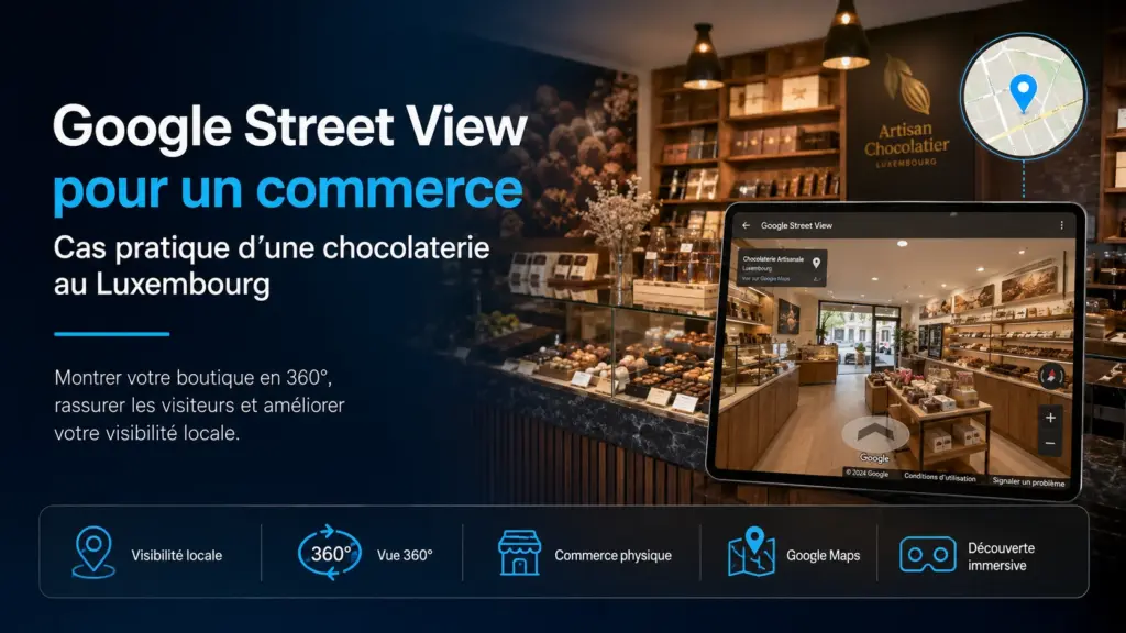 Google Street View pour un commerce : cas pratique d’une chocolaterie au Luxembourg