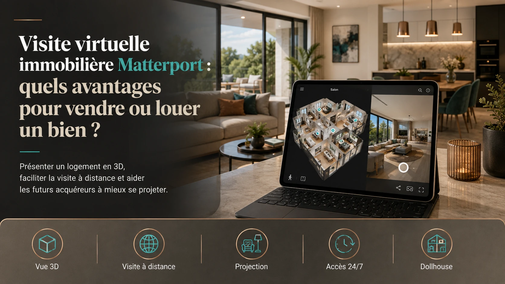 Visite virtuelle immobilière Matterport : quels avantages pour vendre ou louer un bien ?