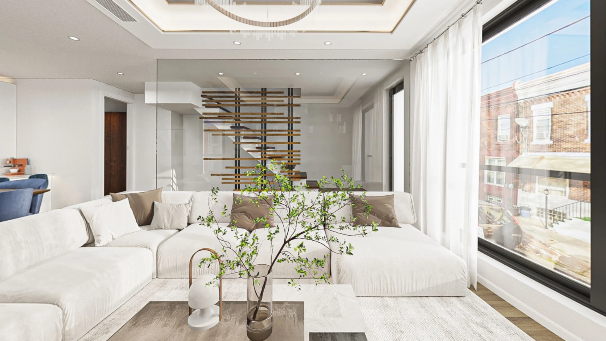 Visualisation 3D immersive d’un projet architectural réalisée à partir de plans