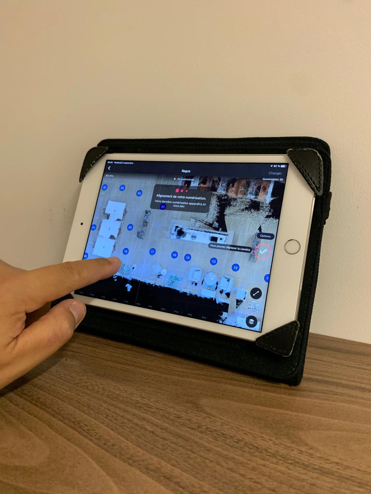 Numérisation Matterport d’un site pour la documentation et le travail d’une équipe projet